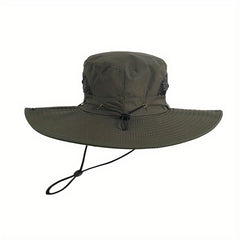 Outdoor Mountaineering Fishing Wide Brim Bucket Hat