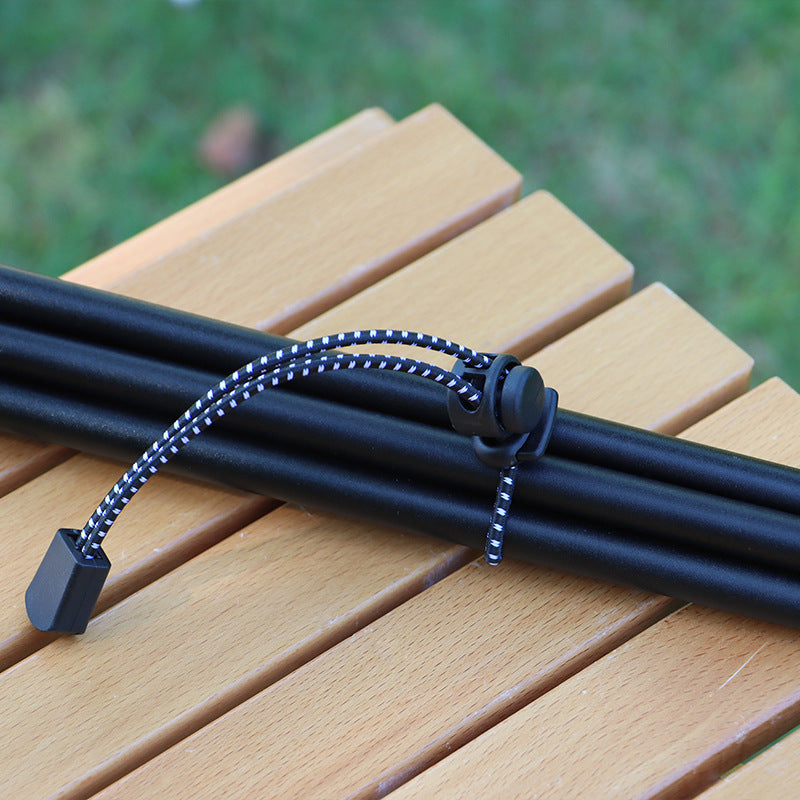1pc Elastic Rope With Buckle For Backpack Bag Trekking Stick Holder
