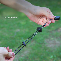 1pc Elastic Rope With Buckle For Backpack Bag Trekking Stick Holder