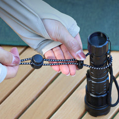 1pc Elastic Rope With Buckle For Backpack Bag Trekking Stick Holder