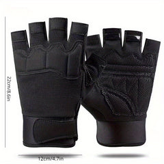 Kids Half Finger Gloves Non slip Training Protective Gloves
