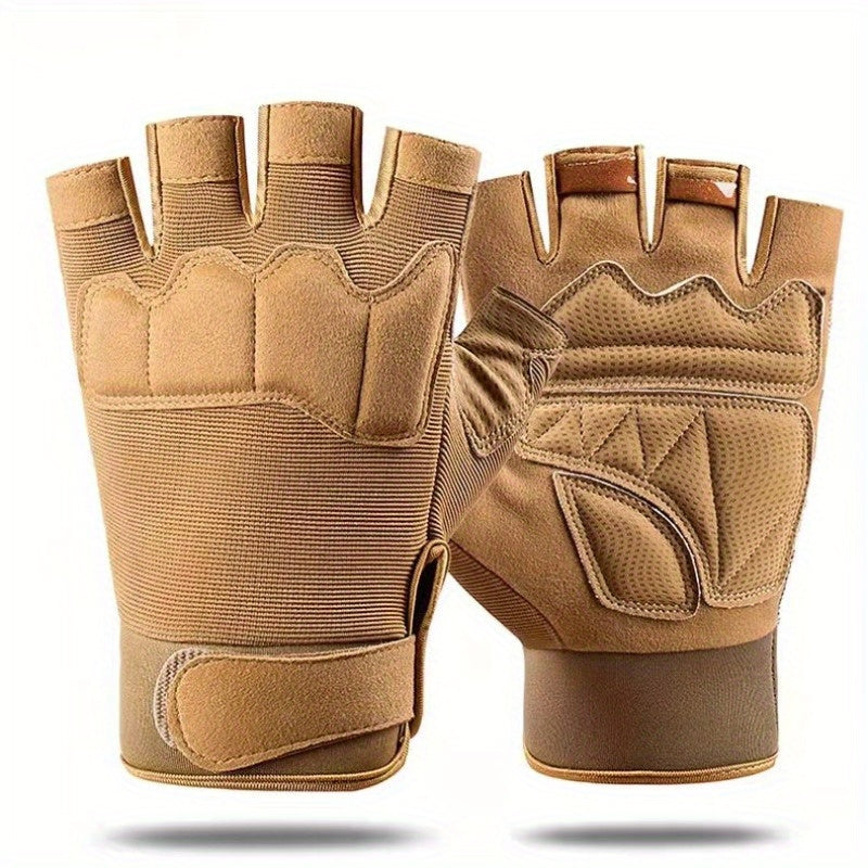Kids Half Finger Gloves Non slip Training Protective Gloves