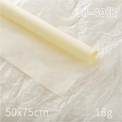 40 Sheets Flower Pear Paper Wrapping Paper for Bouquet Rose Flower