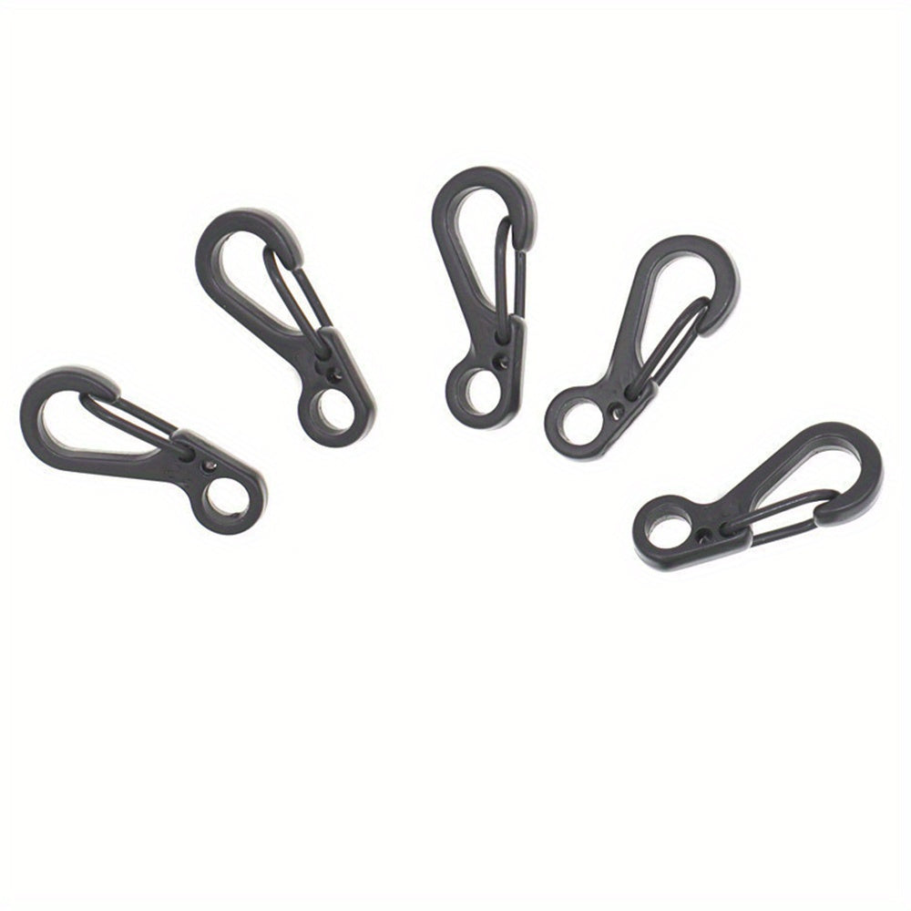 10pcs Mini Carabiner for Camping Hiking Backpack Hook Keychain