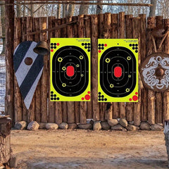 24 13X36 Fluorescent Targets Self Adhesive Highly Visibility Practice Stickers