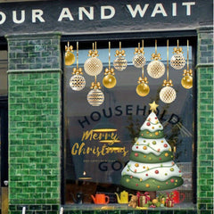Christmas Tree Wall Stickers Combo for Year Decor
