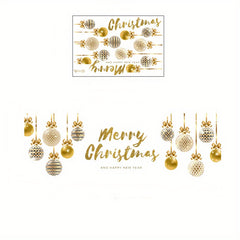 Christmas Tree Wall Stickers Combo for Year Decor