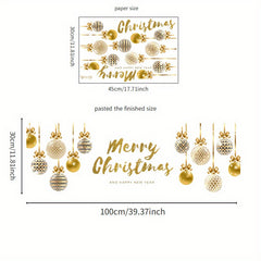 Christmas Tree Wall Stickers Combo for Year Decor