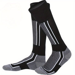 Men's Outdoor Ski Socks Knee High Winter Mountaineering Thick Warm Sports Socks
