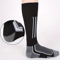 Men's Outdoor Ski Socks Knee High Winter Mountaineering Thick Warm Sports Socks