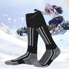 Men's Outdoor Ski Socks Knee High Winter Mountaineering Thick Warm Sports Socks