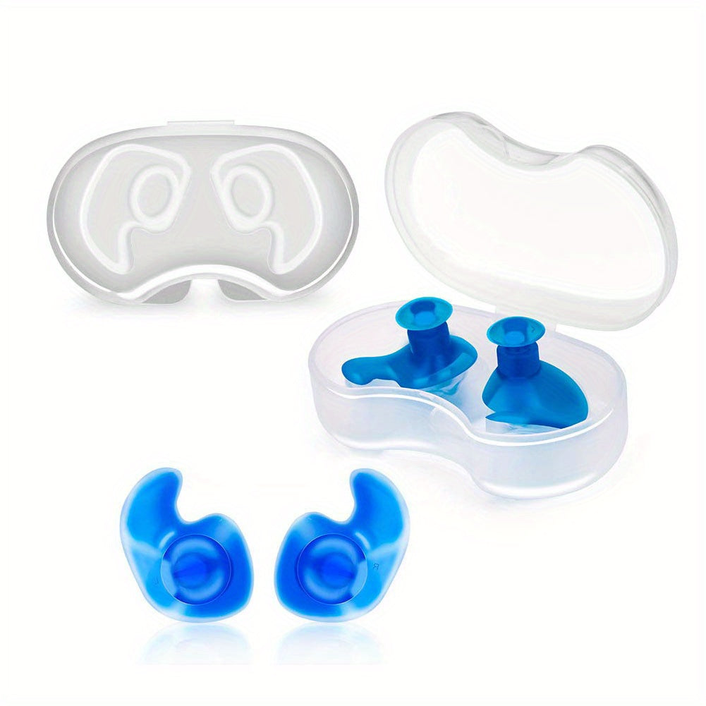 Waterproof Reusable Silicone Earplugs for Swimming