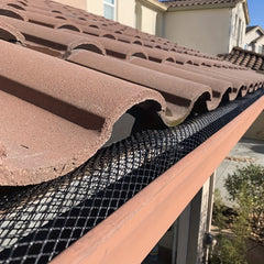 Gutter Guard Mesh Leaf Blocking Net Prevents Sewer Clogs