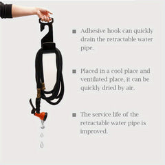 Plastic Telescopic Water Pipe Hook C Type Garden Hanging Hook