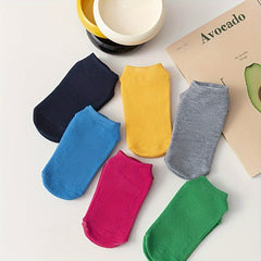 Women's Non-slip Yoga Socks, Breathable Low-cut Ankle Socks with Grips