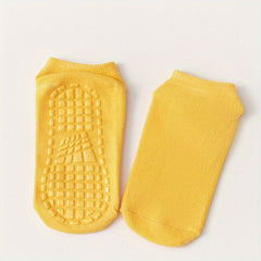Women's Non-slip Yoga Socks, Breathable Low-cut Ankle Socks with Grips