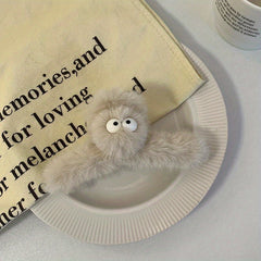 Plush Hair Grab Large Hair Clip - Autumn Winter Hair Accessories