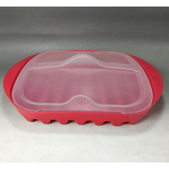 Microwave Bacon Tray With Splatter Lid - Bacon Cooker