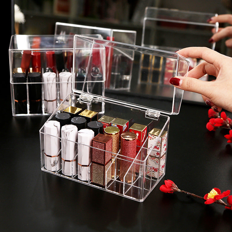 Acrylic Cosmetics Storage Rack Transparent Pen Holder