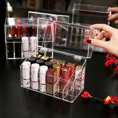 Acrylic Cosmetics Storage Rack Transparent Pen Holder