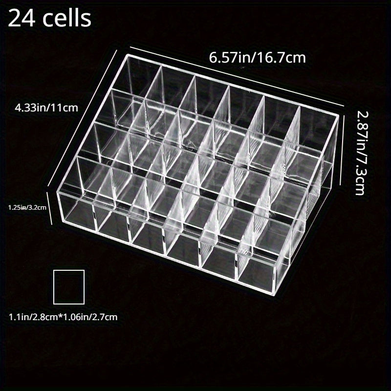 Acrylic Cosmetics Storage Rack Transparent Pen Holder