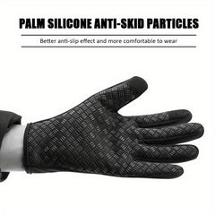 2 Pairs Winter Touch Screen Warm Gloves for Outdoor Driving