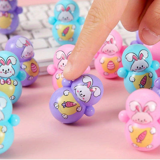 30pcs Mini Easter Rabbit Doll Toys Party Favors Pinata Fillers Gift Bag