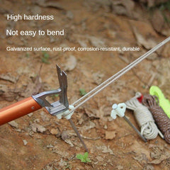 10pcs Camping Canopy Tent Nails Wind Rope Nail Butterfly Shaped Tent Stakes