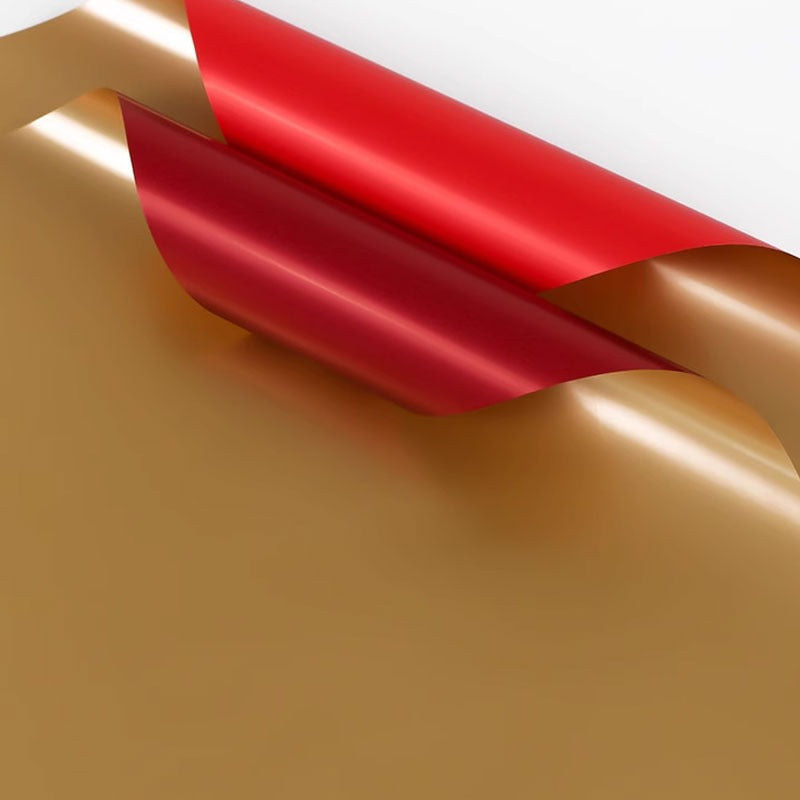 Golden Flower Wrapping Paper Bundle - 20 Sheets