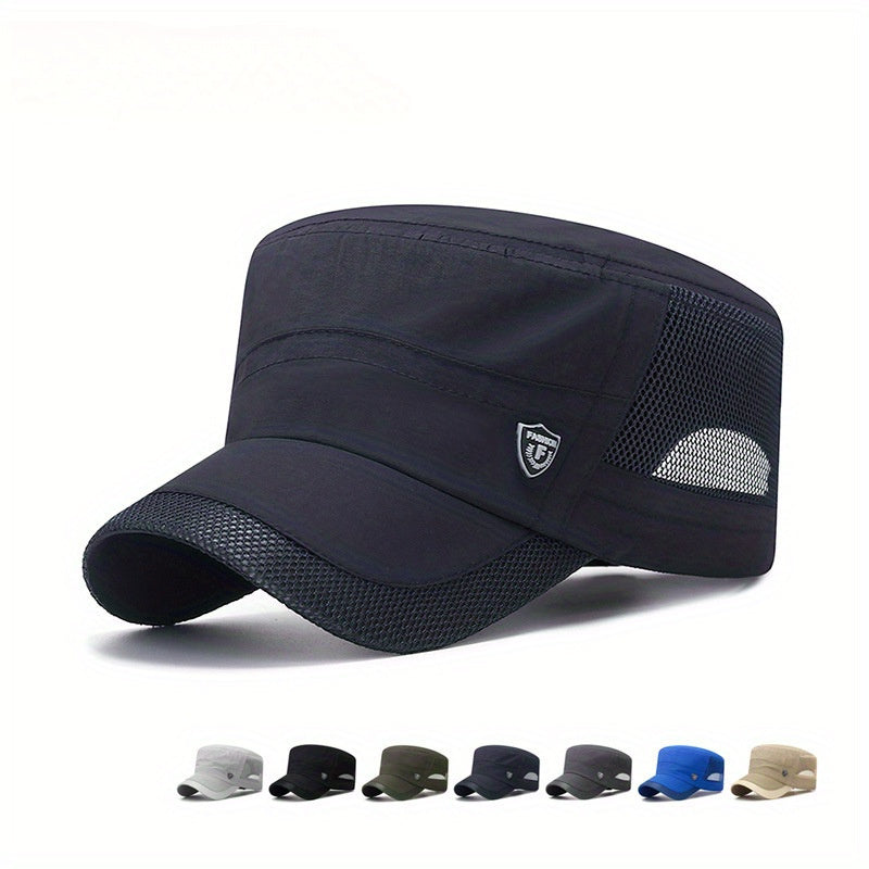 Men's Outdoor Sun Hat Breathable Mesh Cap
