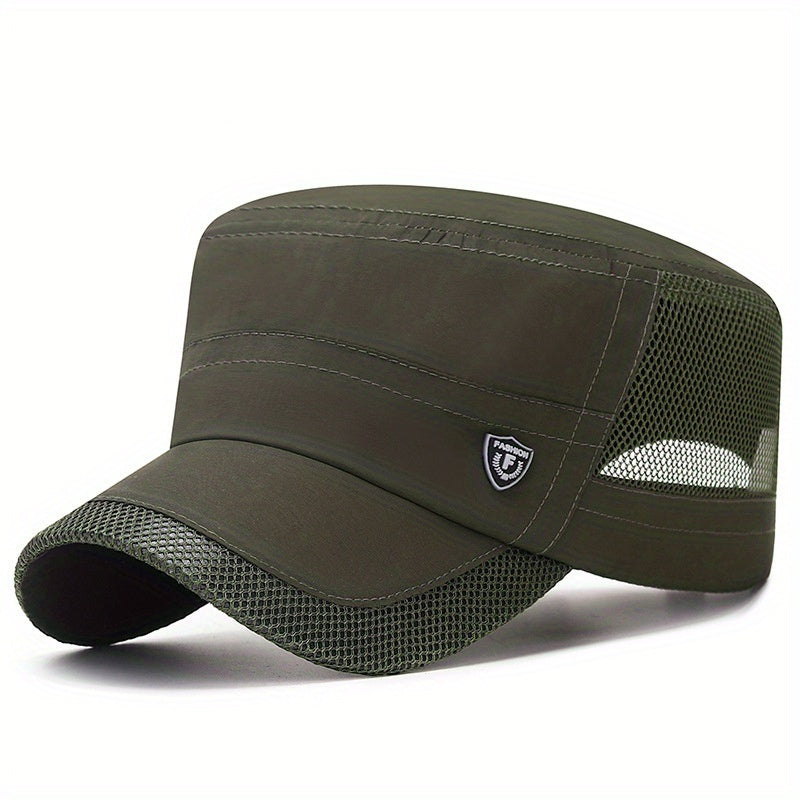 Men's Outdoor Sun Hat Breathable Mesh Cap