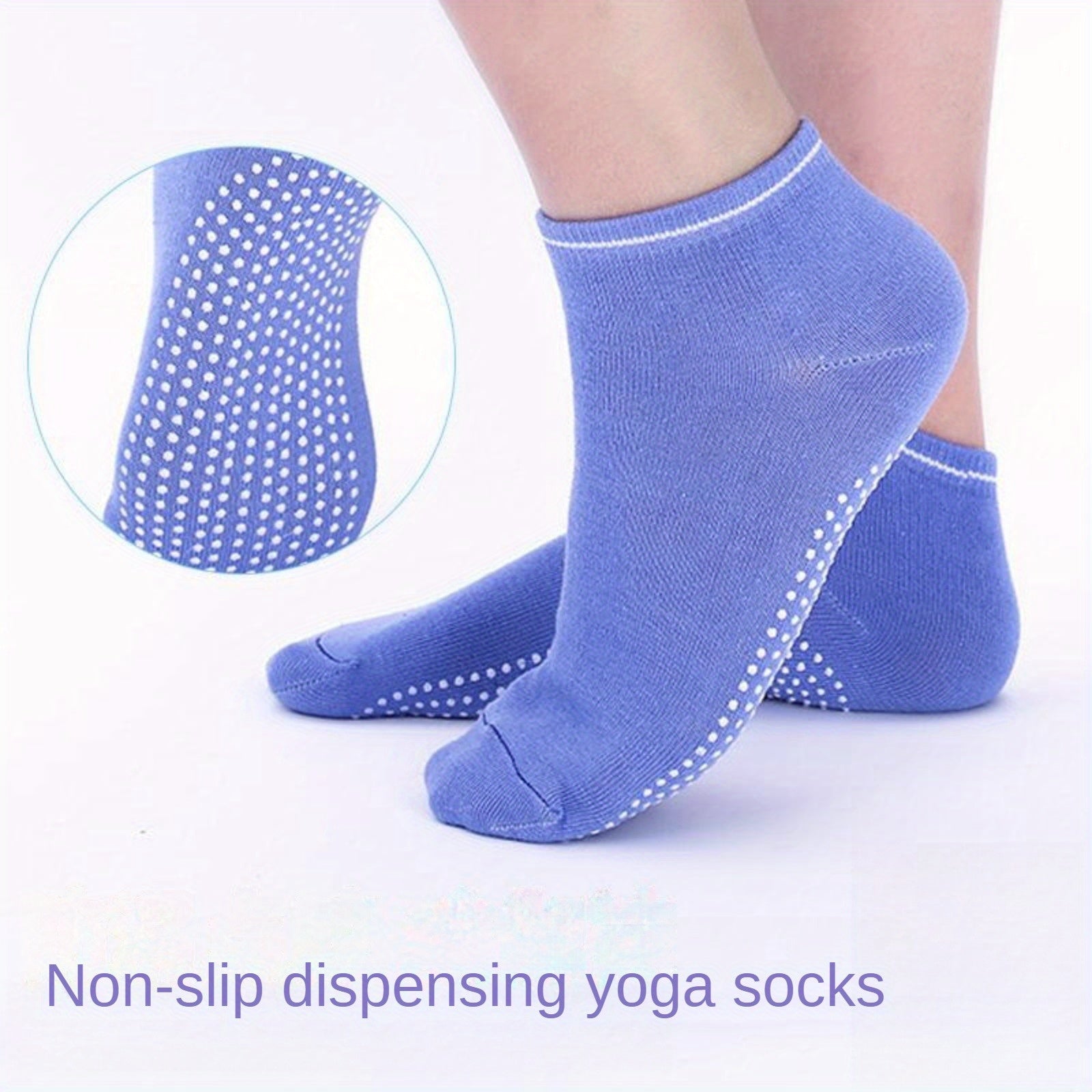 6 Pairs Women's Yoga Socks Non Slip Sports Socks With Extra Grips