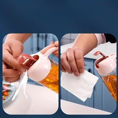 3pcs Auto Glass Jugs Large Capacity Leak-proof Bottles