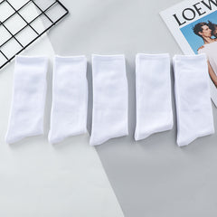 5 Pairs Cotton Sports Socks Men's Comfortable Breathable Sweat Absorbing