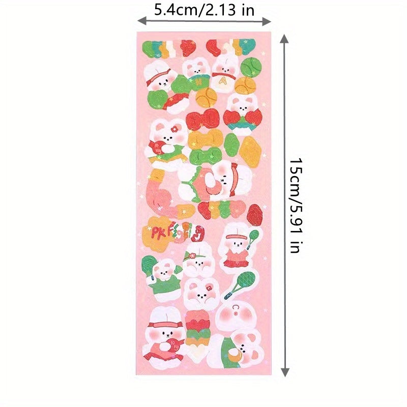 200 Laser and Casual Stickers for Handbook DIY Decoration