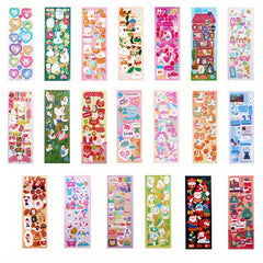 200 Laser and Casual Stickers for Handbook DIY Decoration