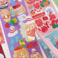 200 Laser and Casual Stickers for Handbook DIY Decoration