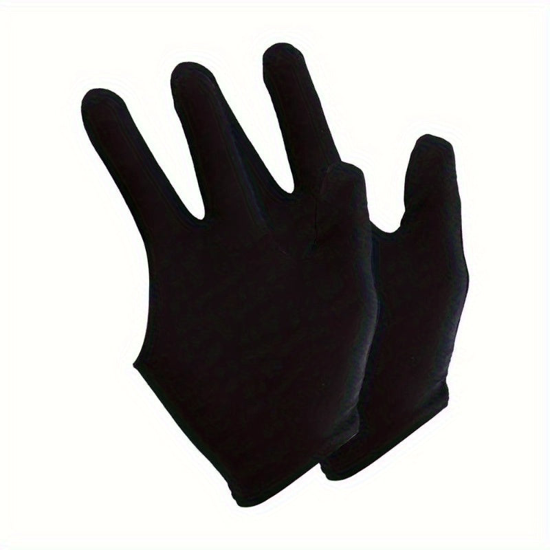 2pcs Billiards Training Gloves Breathable Slip-proof Pool Cue Sports Glove