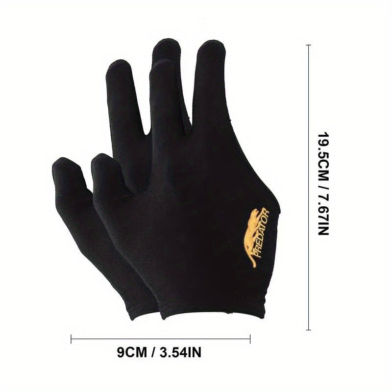 2pcs Billiards Training Gloves Breathable Slip-proof Pool Cue Sports Glove