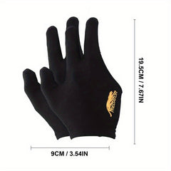 2pcs Billiards Training Gloves Breathable Slip-proof Pool Cue Sports Glove