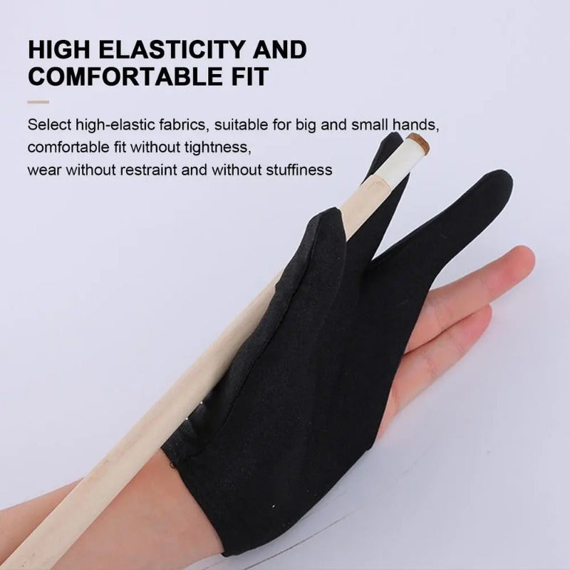2pcs Billiards Training Gloves Breathable Slip-proof Pool Cue Sports Glove