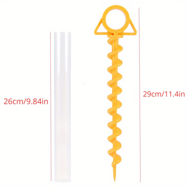 Heavy Duty Camping Tent Ground Nail Screw - Pack of 4