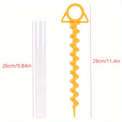 Heavy Duty Camping Tent Ground Nail Screw - Pack of 4