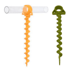 Heavy Duty Camping Tent Ground Nail Screw - Pack of 4