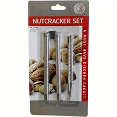 3pcs Nut Crackers & Picks Set for Crab Shellfish Lobster Nuts