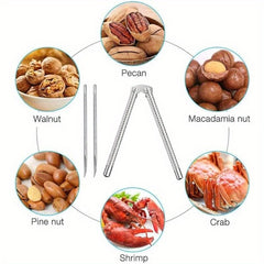 3pcs Nut Crackers & Picks Set for Crab Shellfish Lobster Nuts