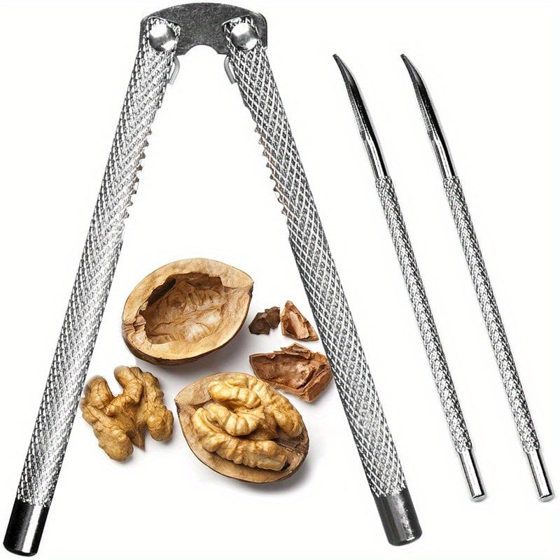3pcs Nut Crackers & Picks Set for Crab Shellfish Lobster Nuts