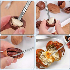 3pcs Nut Crackers & Picks Set for Crab Shellfish Lobster Nuts