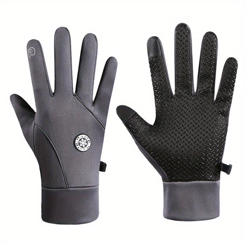 Durable Winter Fishing Gloves Waterproof Non-Slip Outdoor Gloves