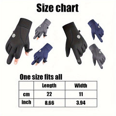 Durable Winter Fishing Gloves Waterproof Non-Slip Outdoor Gloves